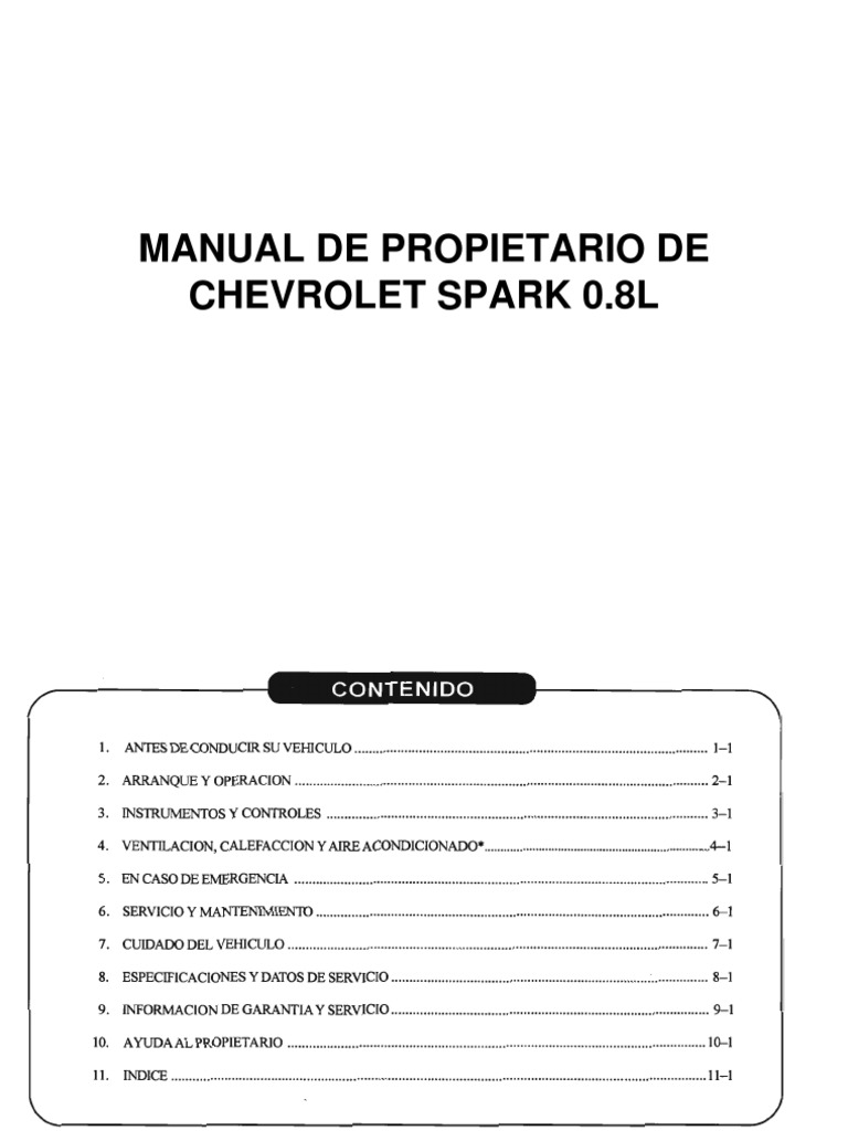 CHEVROLET SPARK 2006 WORKSHOP MANUAL FREE DOWNLOAD visual data 5