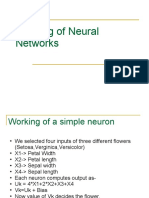 Working of Neural Networks