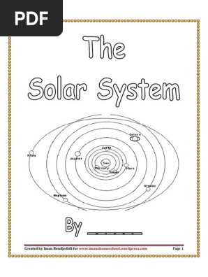 Lapbook Solar System