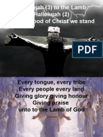 BRO. Hallelujah (3) to the Lamb