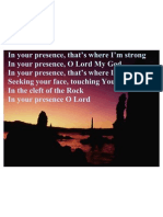 In Your Presence-with Pic
