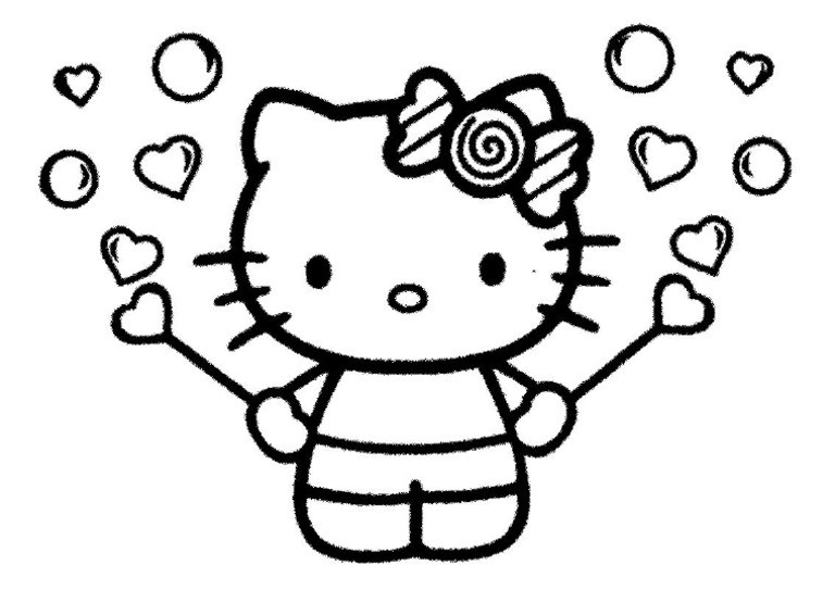 Mewarna Hello Kitty Gembira Pdf