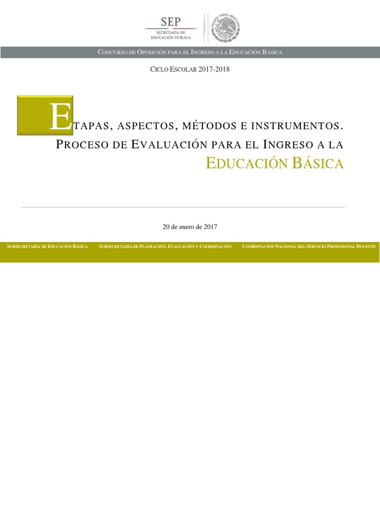 Eami Ingreso Eb 2017 2018 PDF | PDF