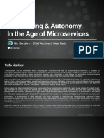 Engineering and Autonomy in The Age of Microservices - Nic Benders, New Relic