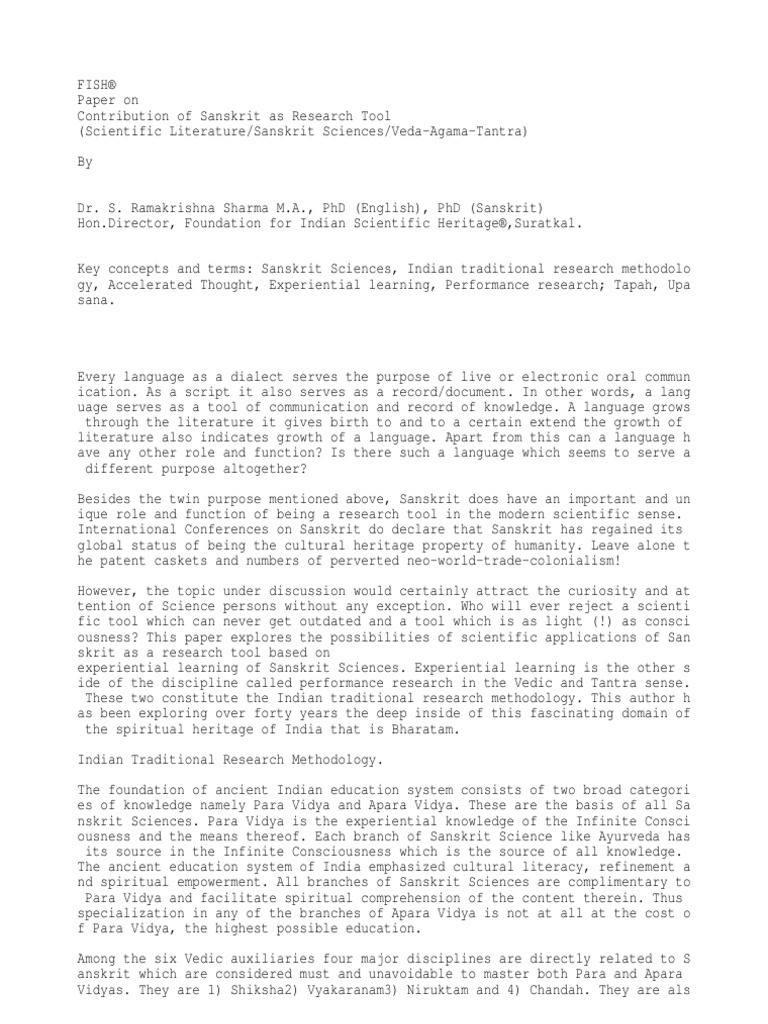 Sanskrit journal list picture