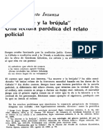 "LA MUERTE I LA BRÚJULA" UNA LECTURA PARÓDICA DEL RELATO POLICIAL