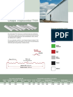 Estructuras chapa trapezoidal T101