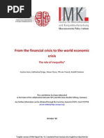 From the Financial Crisis to the World Economic Crisis