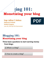 Blogging 101:: Monetizing Your Blog