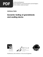 Dynamic Testing Grandstands