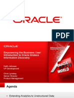 CON9255 - Empowering the Business User - Introduction to Oracle Endeca Information Discovery