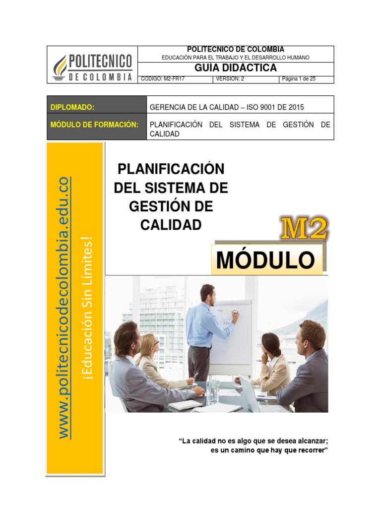 Planificación del Sistema de Calidad ISO 9001 | PDF | Calidad ...