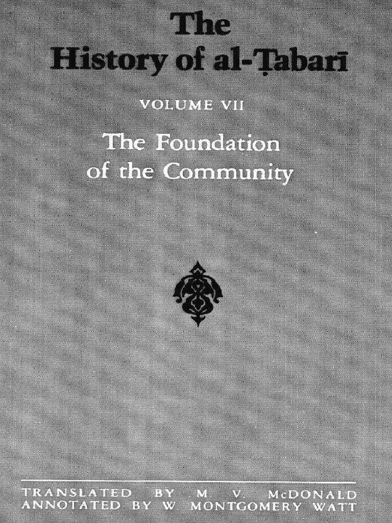 History of Al Tabari Vol 07 PDF PDF Medina Muhammad