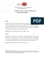 Anúncio de Renovação Da Aliança em JR 31,31-34