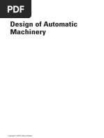 Design of Automatic Machinery PDF