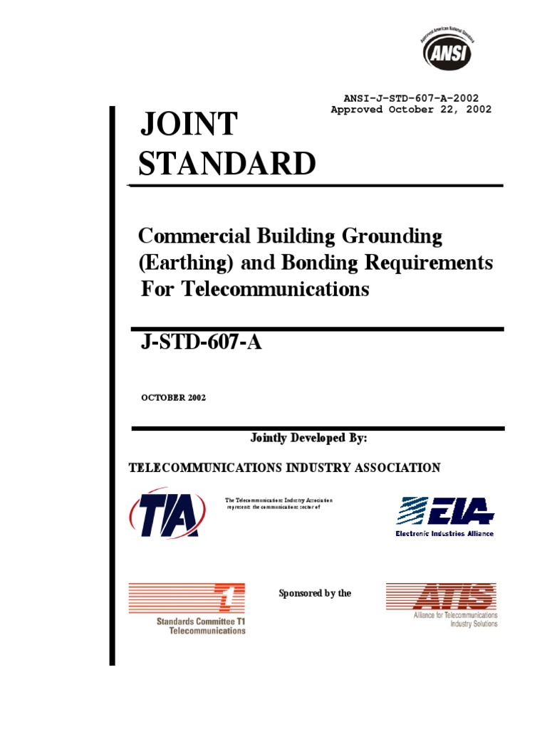 J STD 607 A Final 1 PDF | PDF | Telecommunication | Intellectual Property