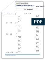 Examen Semestral II 1º de Secundaria 1 Resuelto