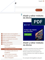 Añadir y Editar Módulos de Efectos GarageBand
