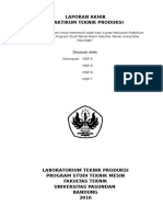 LAPORAN AKHIR Dan Kata Pengantar Tekprod