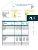 Simple Multi-Component Distillation