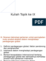 Topik Ke Ke IX (Kuliah Ke 10)