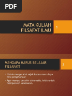 Mata Kuliah Filsafat Ilmu