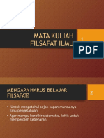 Mata Kuliah Filsafat Ilmu