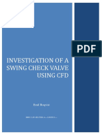 Investigation of Swing Check Valve