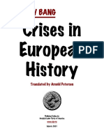 Crises in European History - Gustav Bang