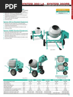 Betonieră Imer Syntesi 350 LA