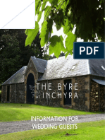 The Byre at Inchyra - Information For Wedding Guests
