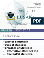 Statistics concepts and data visualization
