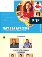 Tapasya Academy Prospectus - 2017-18