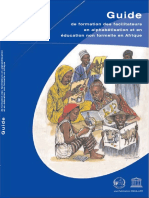 Guide de Formation Des Formateurs en An Alphabétisation Et en Éducation Non Formelle en Afrique