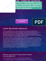 Pengaruh Pajak, Tunneling Incentive Dan Good Corporate Governance Dalam Transfer Pricing