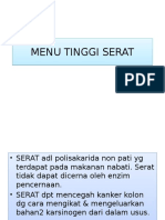 Menu Tinggi Serat