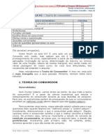 Teoria do consumidor e restrição orçamentária