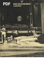 Altec - Loudspeaker Enclosure - Their Design and Use (circa 1975).pdf