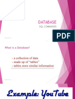 Database: SQL Commands