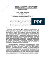 Análises Sobre Modelos Digitais de Terreno