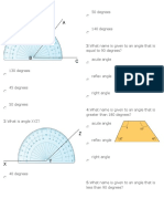 Angle types and measurements