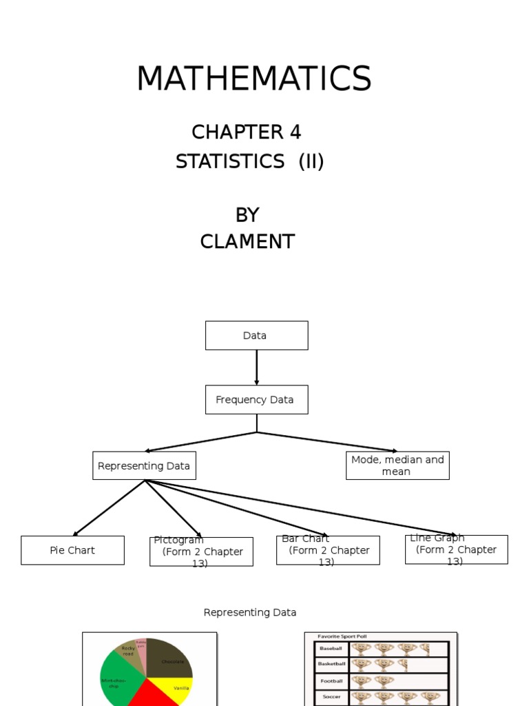 Form 3 Statistics Concepts Explained | PDF | Pie Chart | Mode (Statistics)