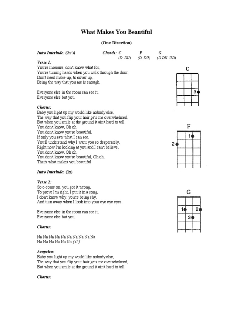 what-makes-you-beautiful-lyrics-pdf