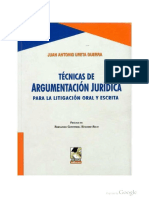 Técnicas de Argumentación Jurídica Pa