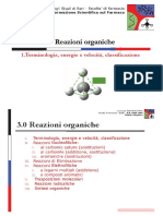 Introduzione - Reazioni - Organiche