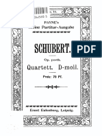 Schubert Quartet D-moll