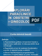 4.explorări Paraclinice În Obstetrică - Ginecologie