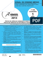 Cad Enem 2013 Dia 1 01 Azul PDF