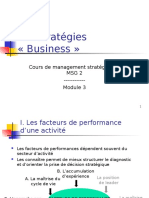 ch3 Les stratégies « Business »