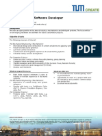 Project Officer / Software Developer: Background